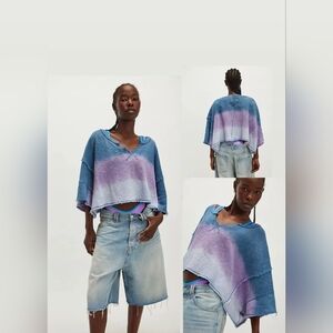 WE THE FREE AFTER MIDNIGHT WASHED TEE DISTRESSED/ MSRP $98